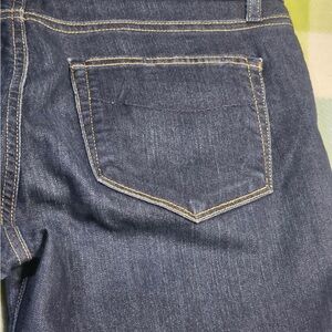 PAIGE Skyline Womans Dark Blue Straight Jeans 30